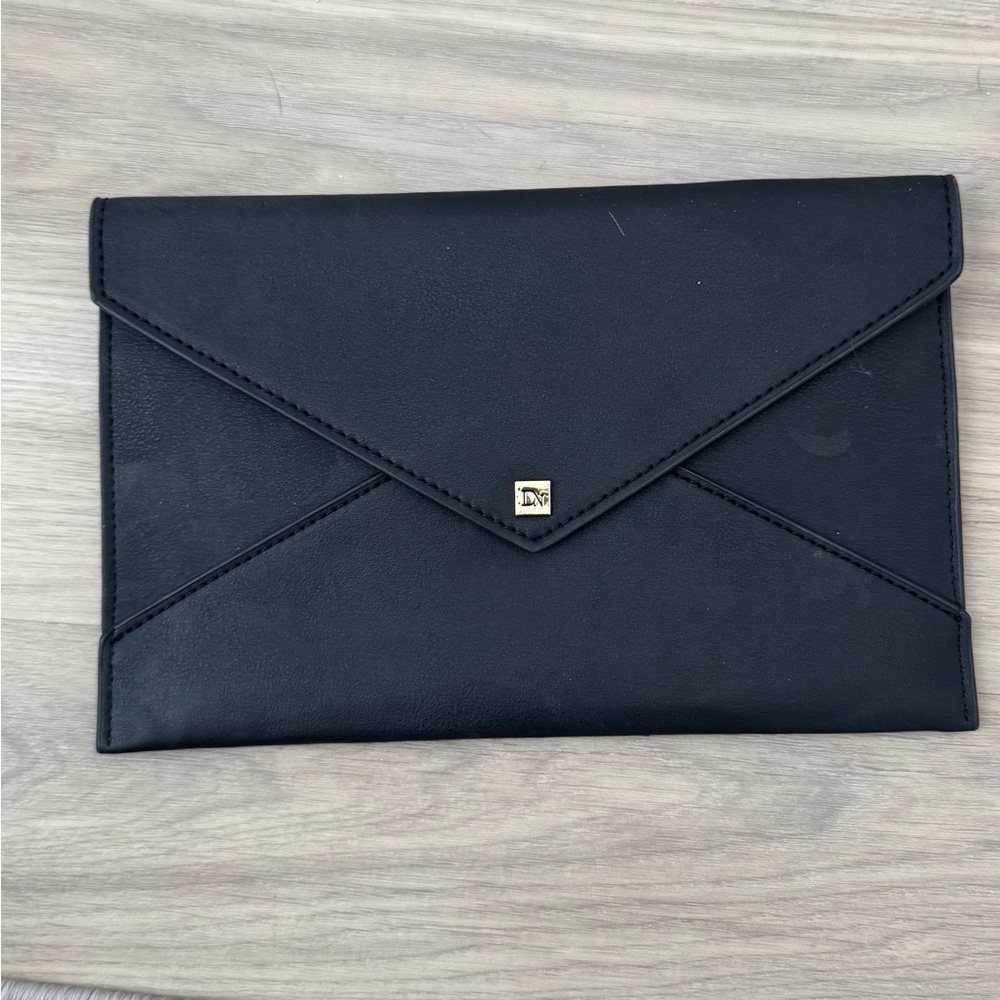 Danielle Nicole Black Envelope Clutch